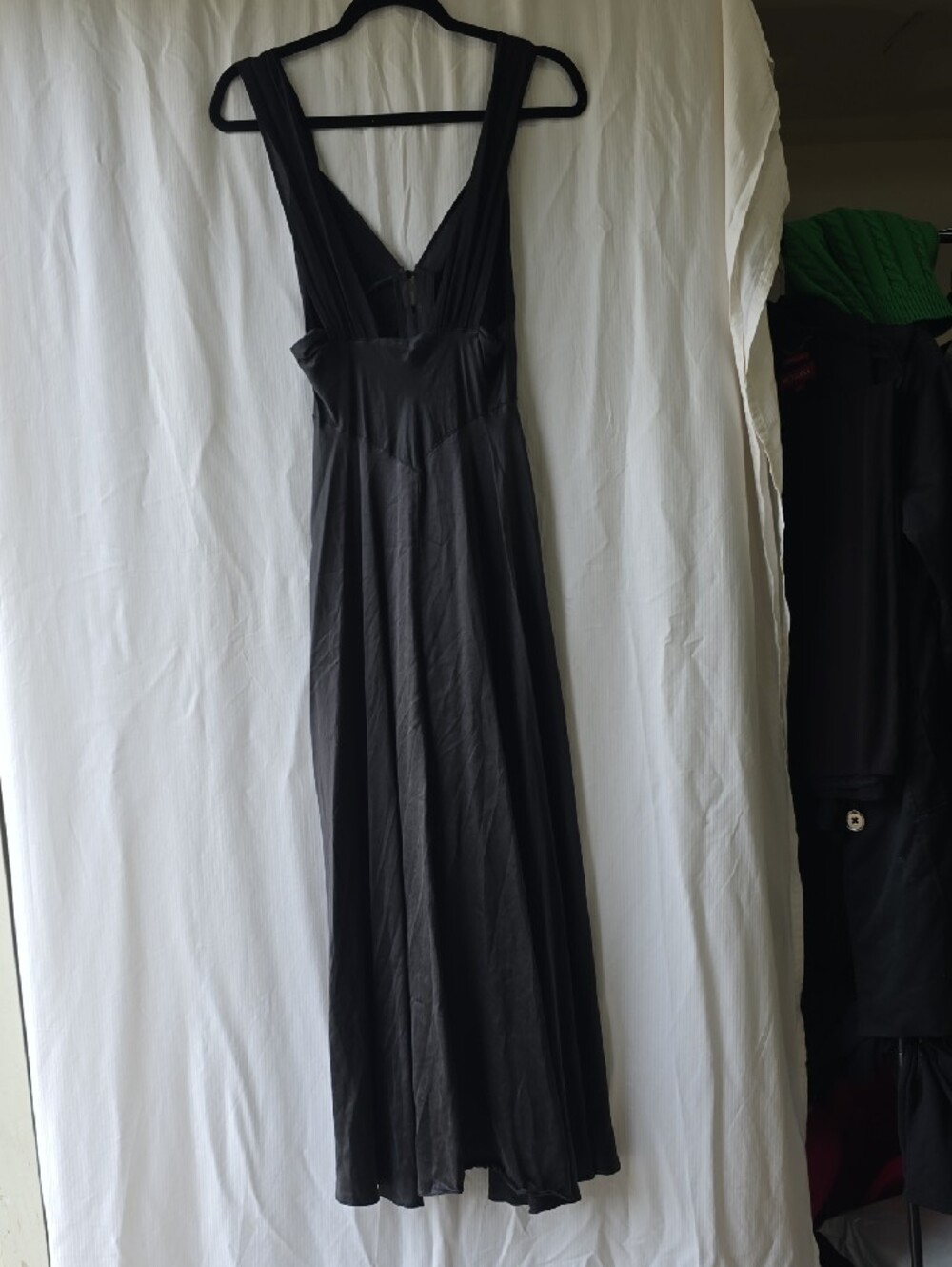 Victoria's Secret Black High-Low V-Neck Sleeveless Dress - Picture 2 of 5